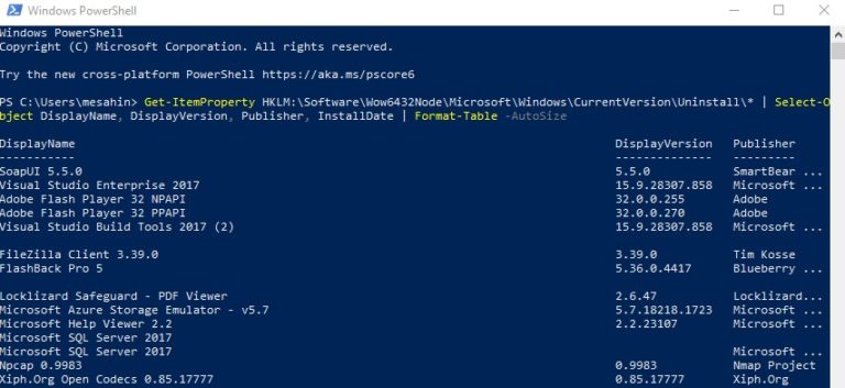 2 Easy Ways to List Programs Installed in Windows - port135.com